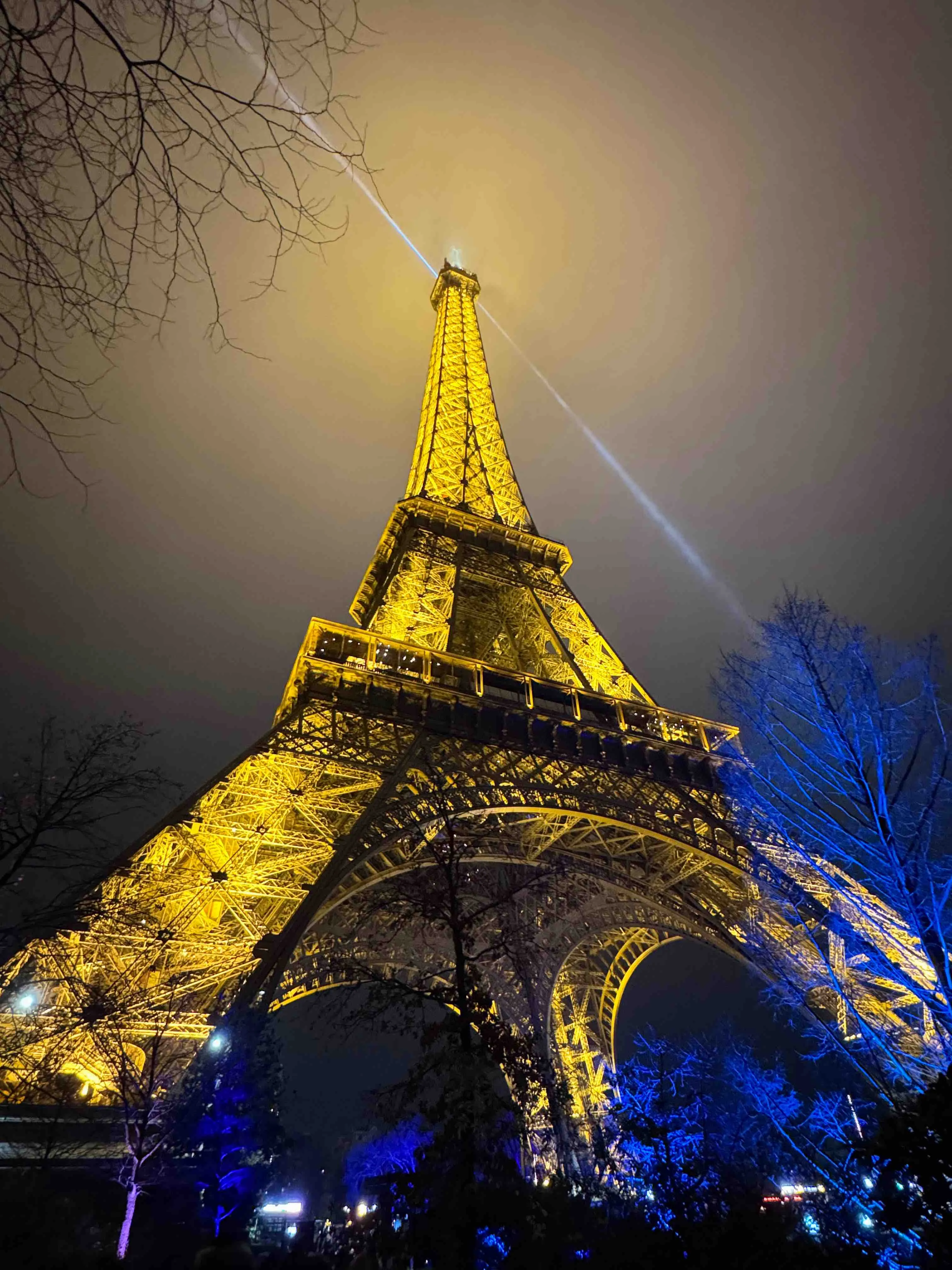 Eiffel Tower at night