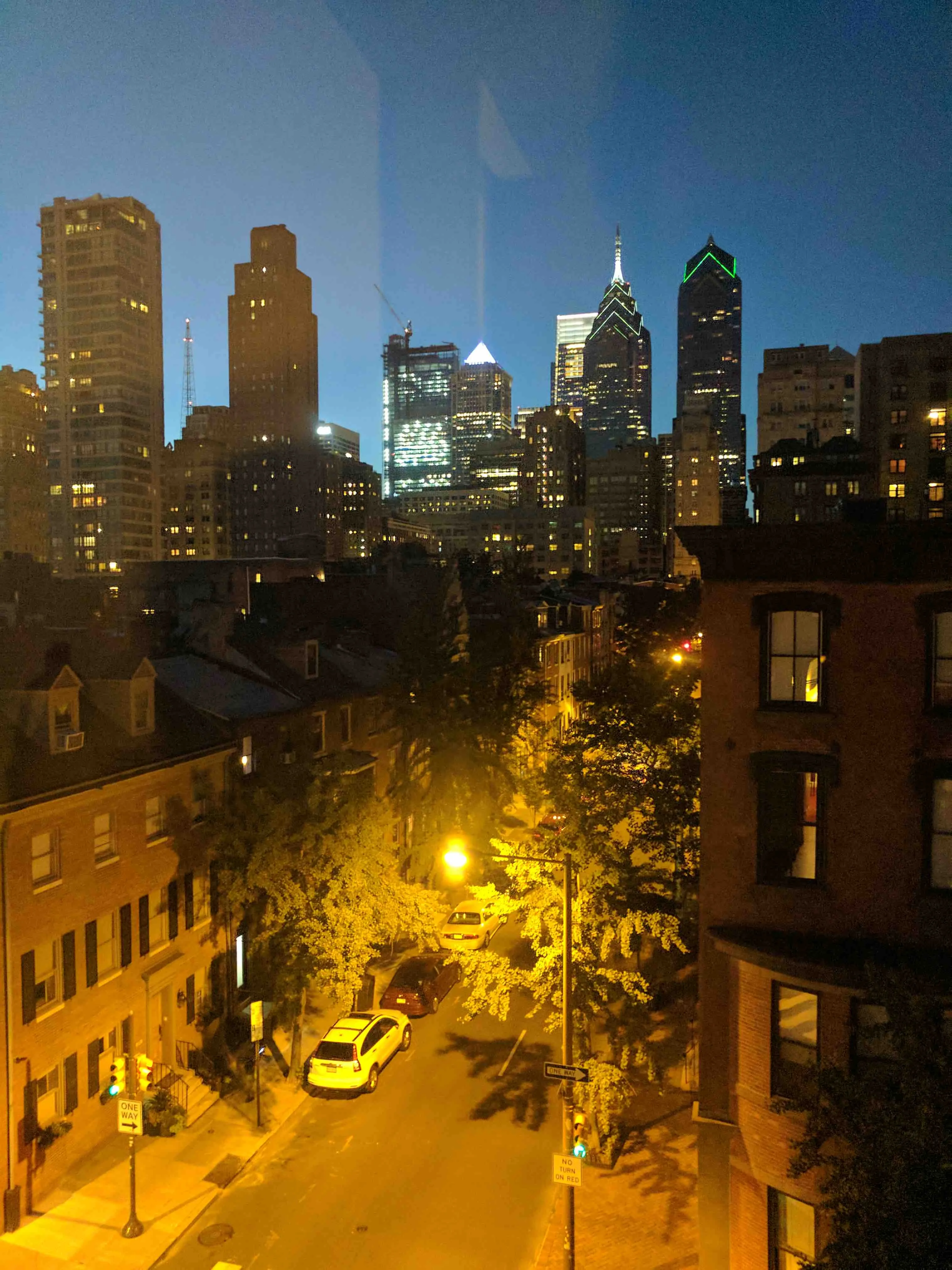 Night View From Pine Street