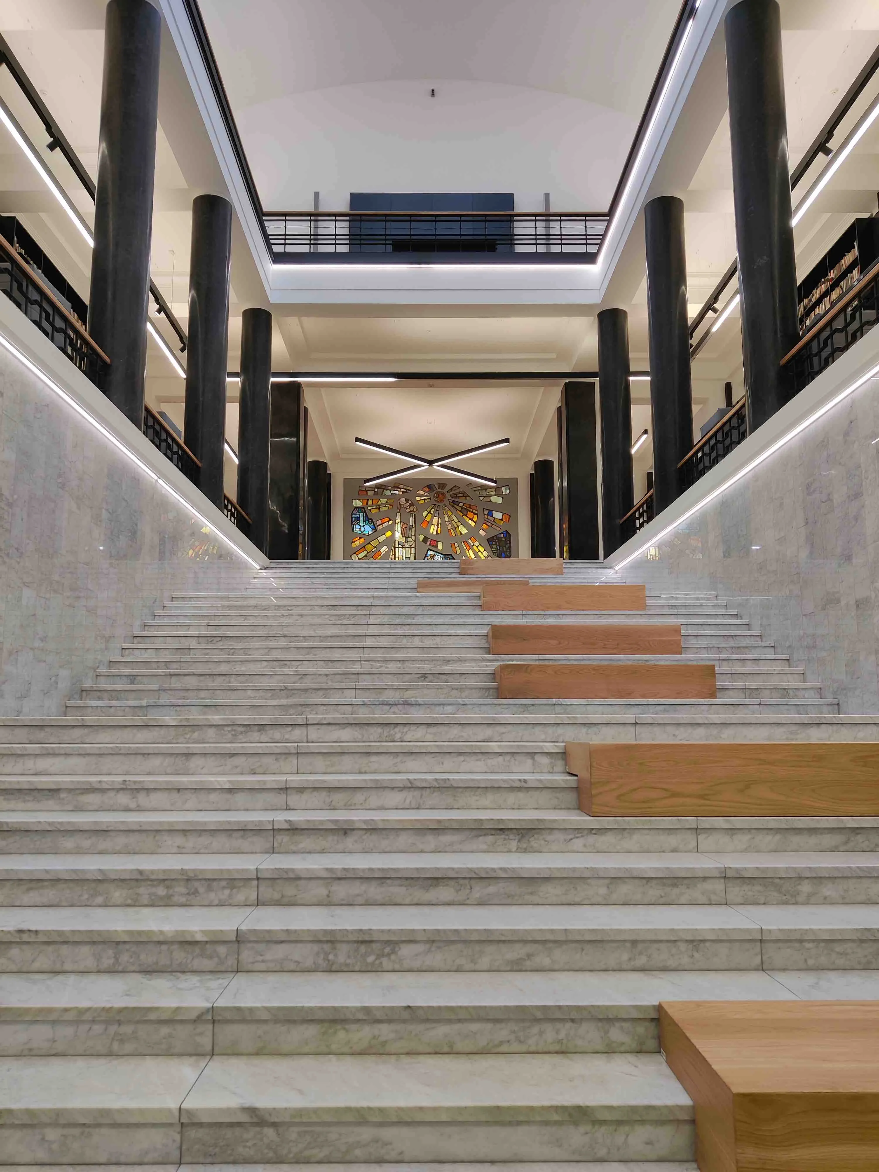 Steps of the National Library