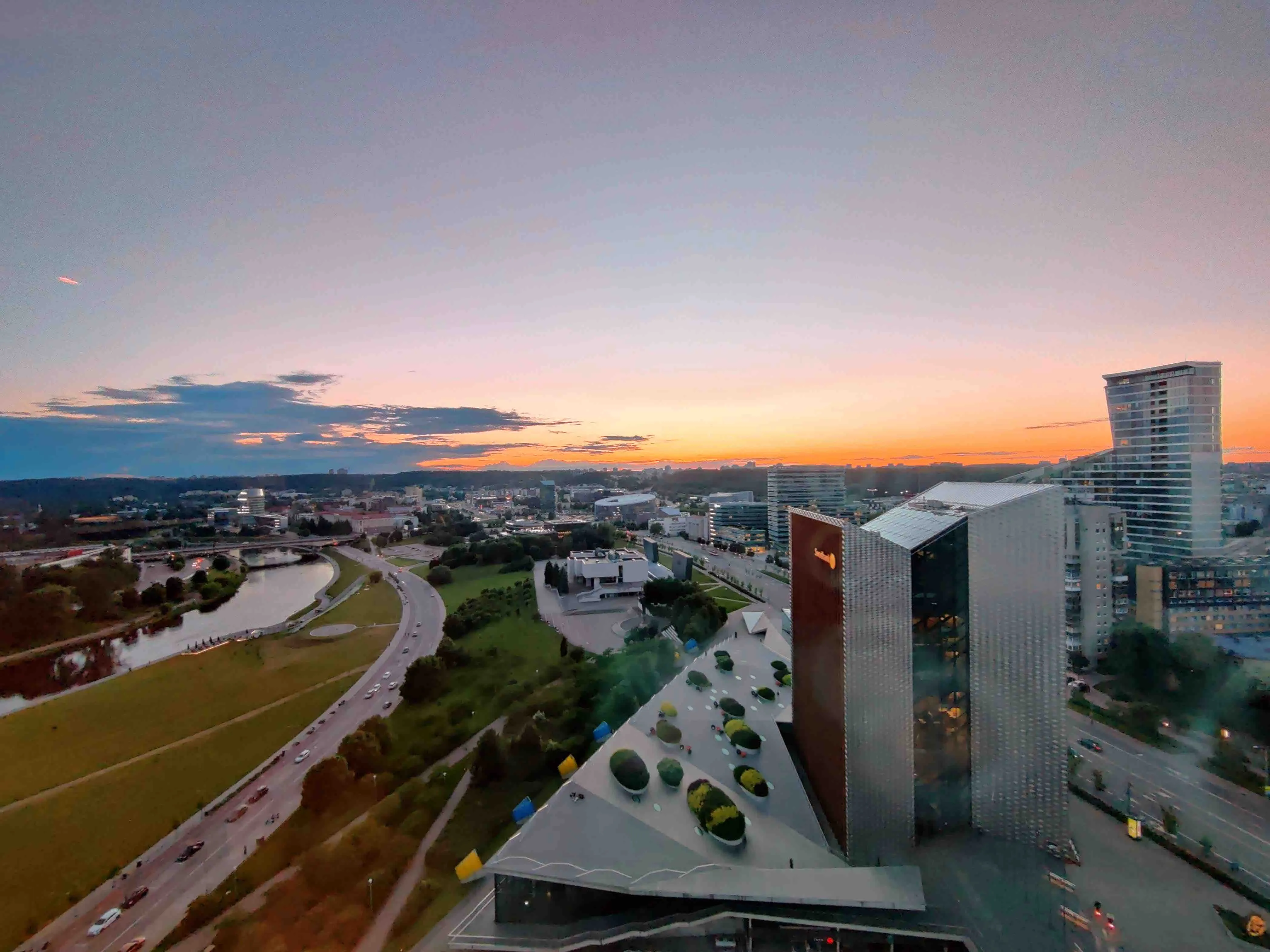 View from the Radisson