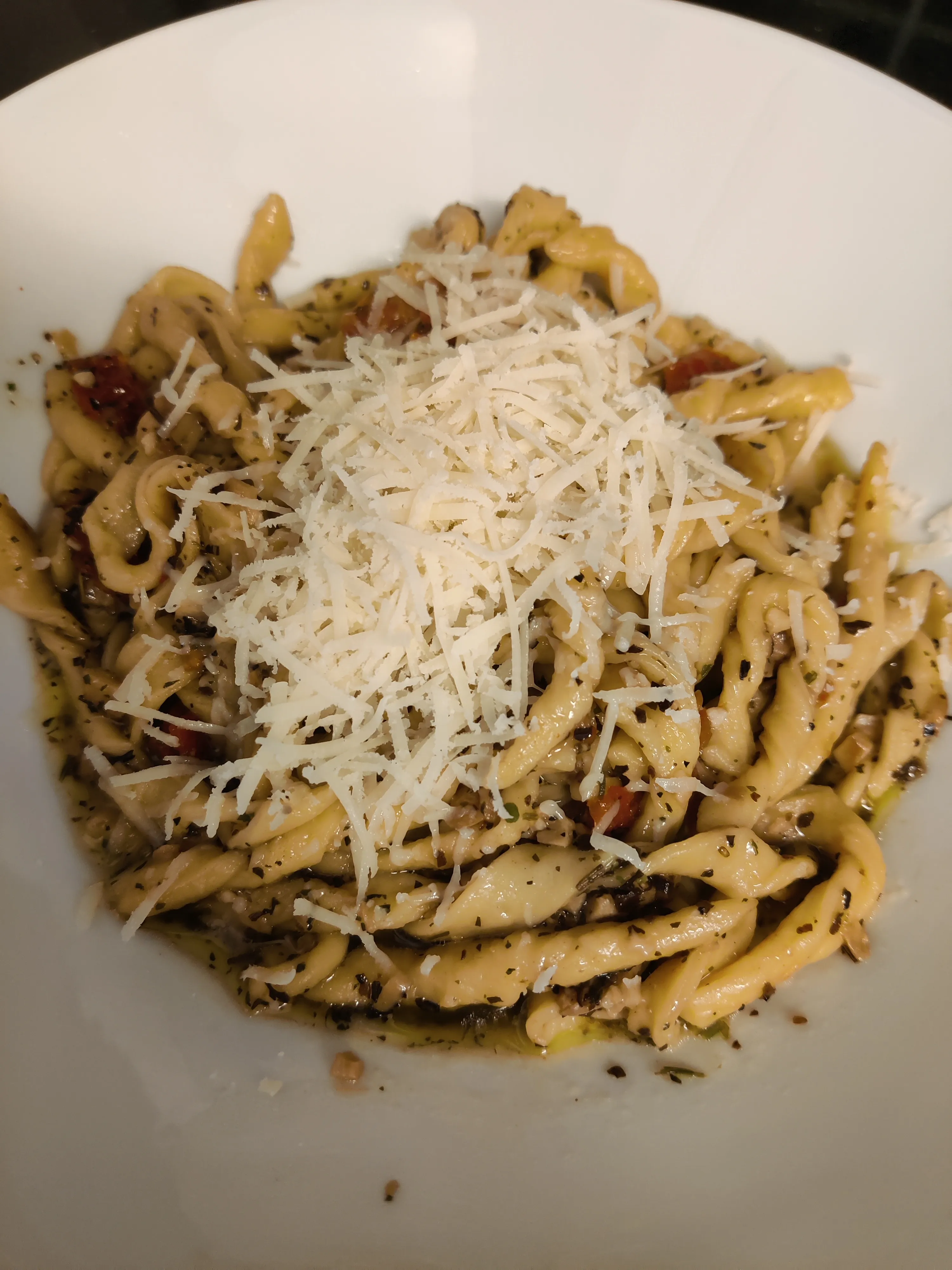 Homemade Pasta Aglio Olio