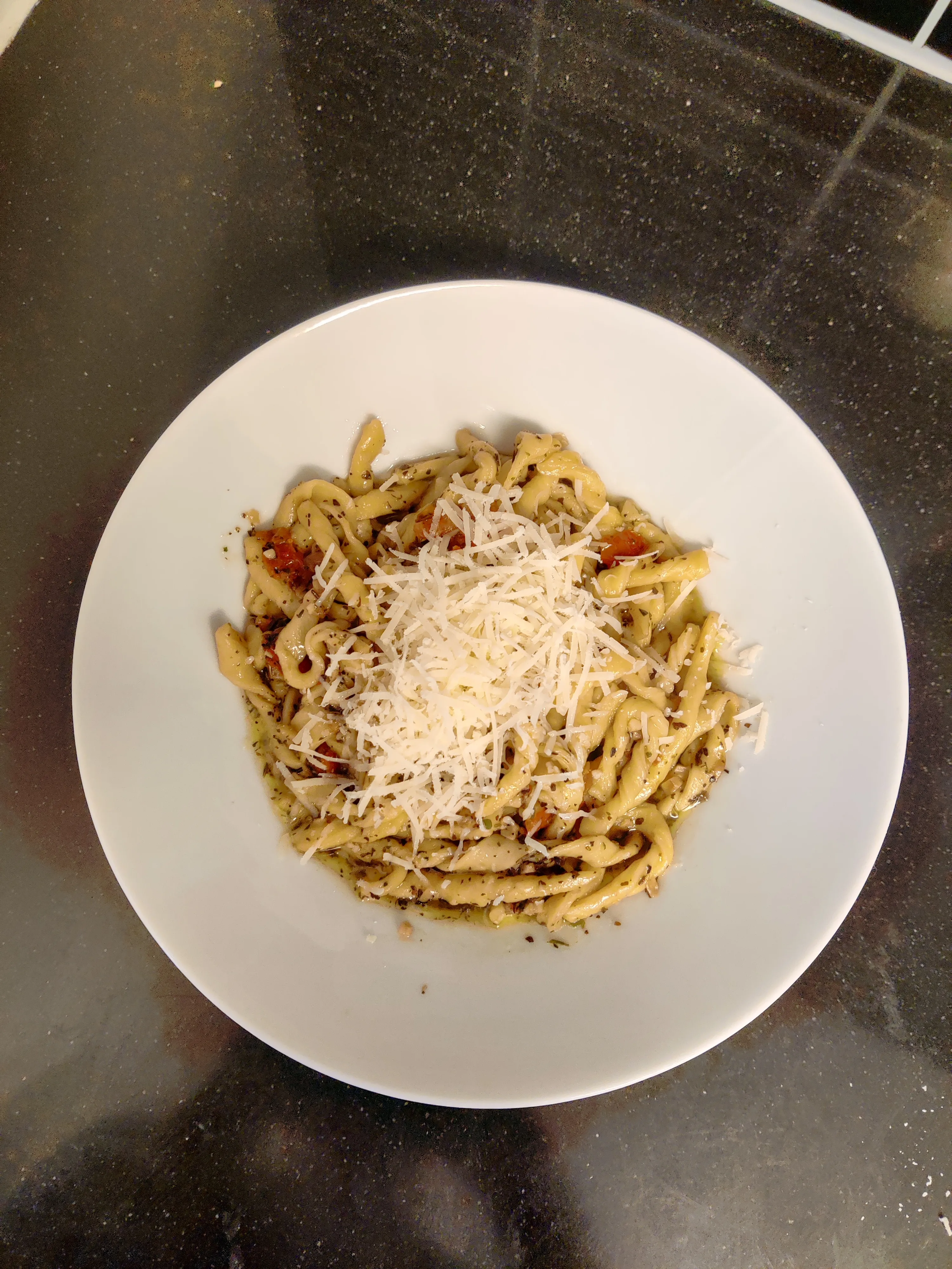 Homemade Pasta Aglio Olio