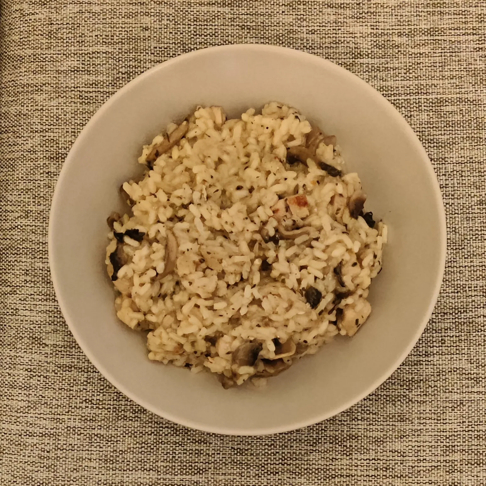 Mushroom Chicken Risotto