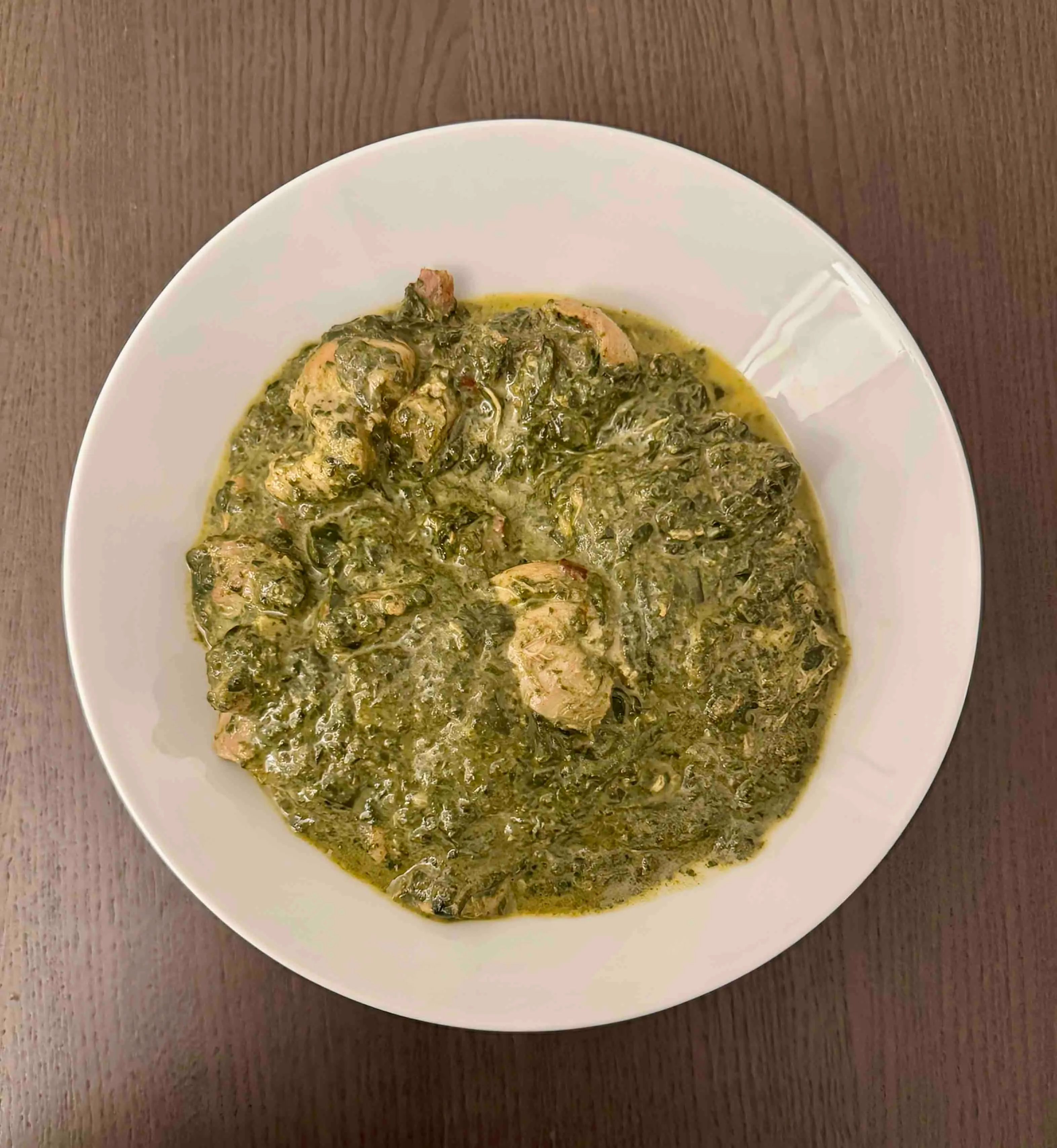 palak-chicken