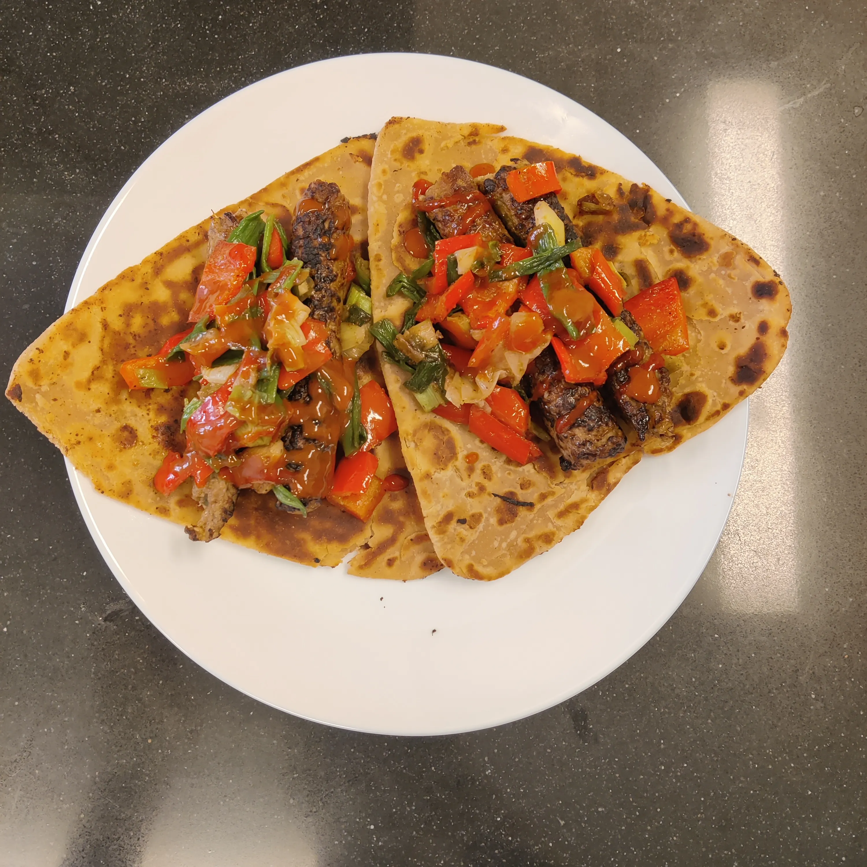 Paratha Kebab Wraps