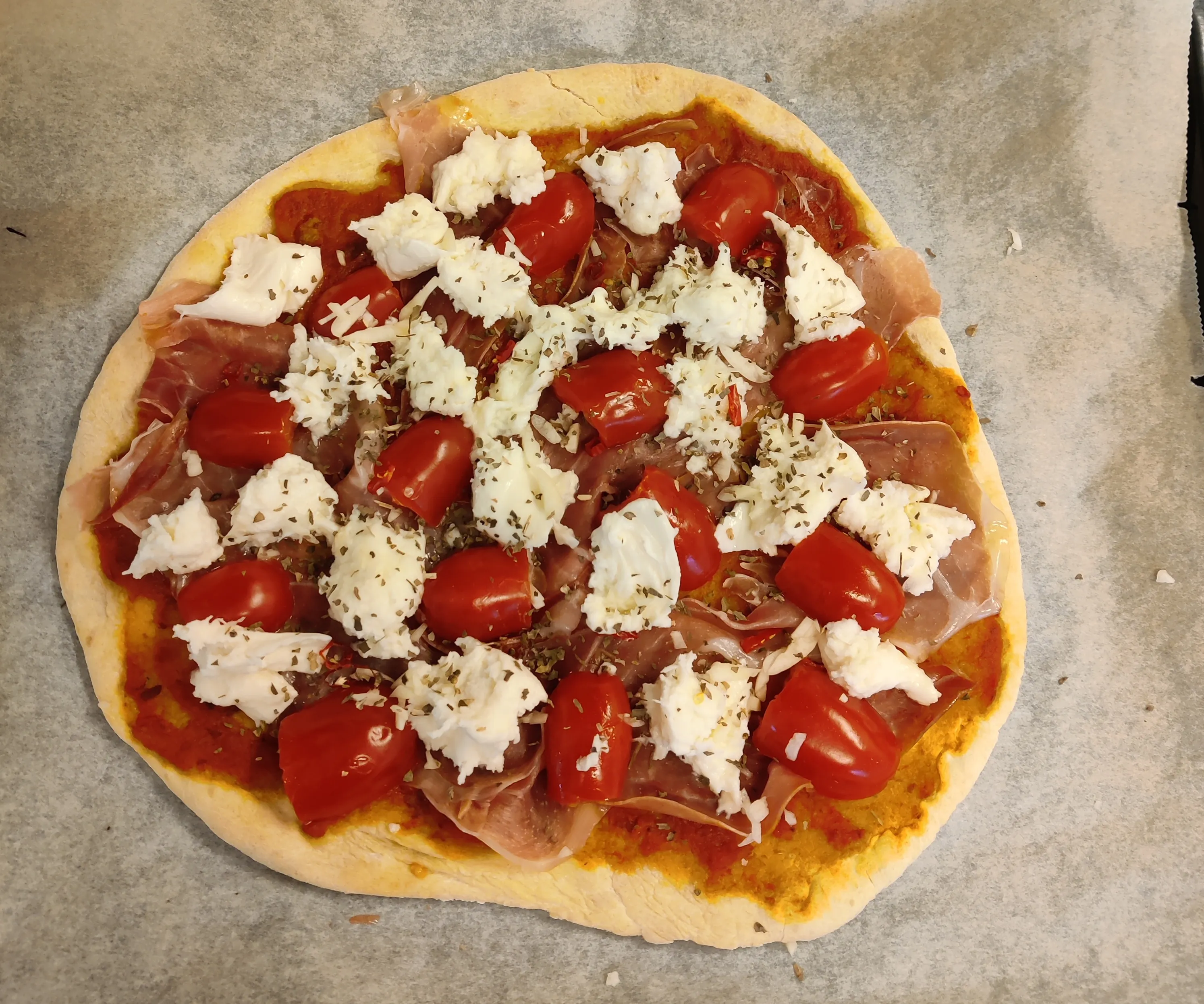 Prosciutto Mozarella Pizza